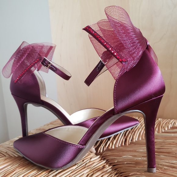 Jessica Simpson Tulle Bow Pumps Size 7.5 NEW! - Picture 3 of 13